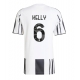 Juventus Lloyd Kelly #6 Replike Domaci Dres 2025-26 Kratak Rukav